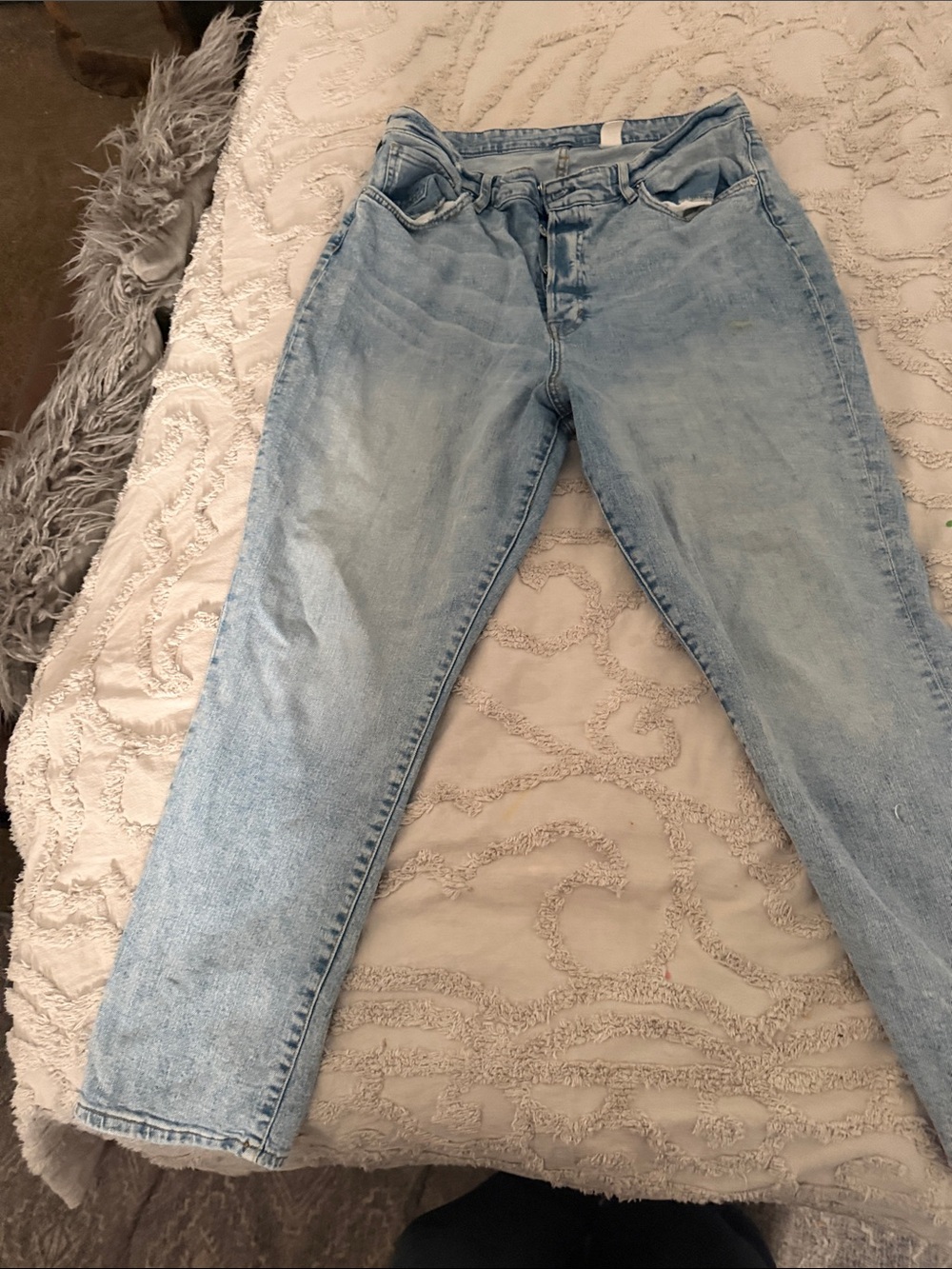 Light Blue Women’s Jeans - Casual High-Rise Style
